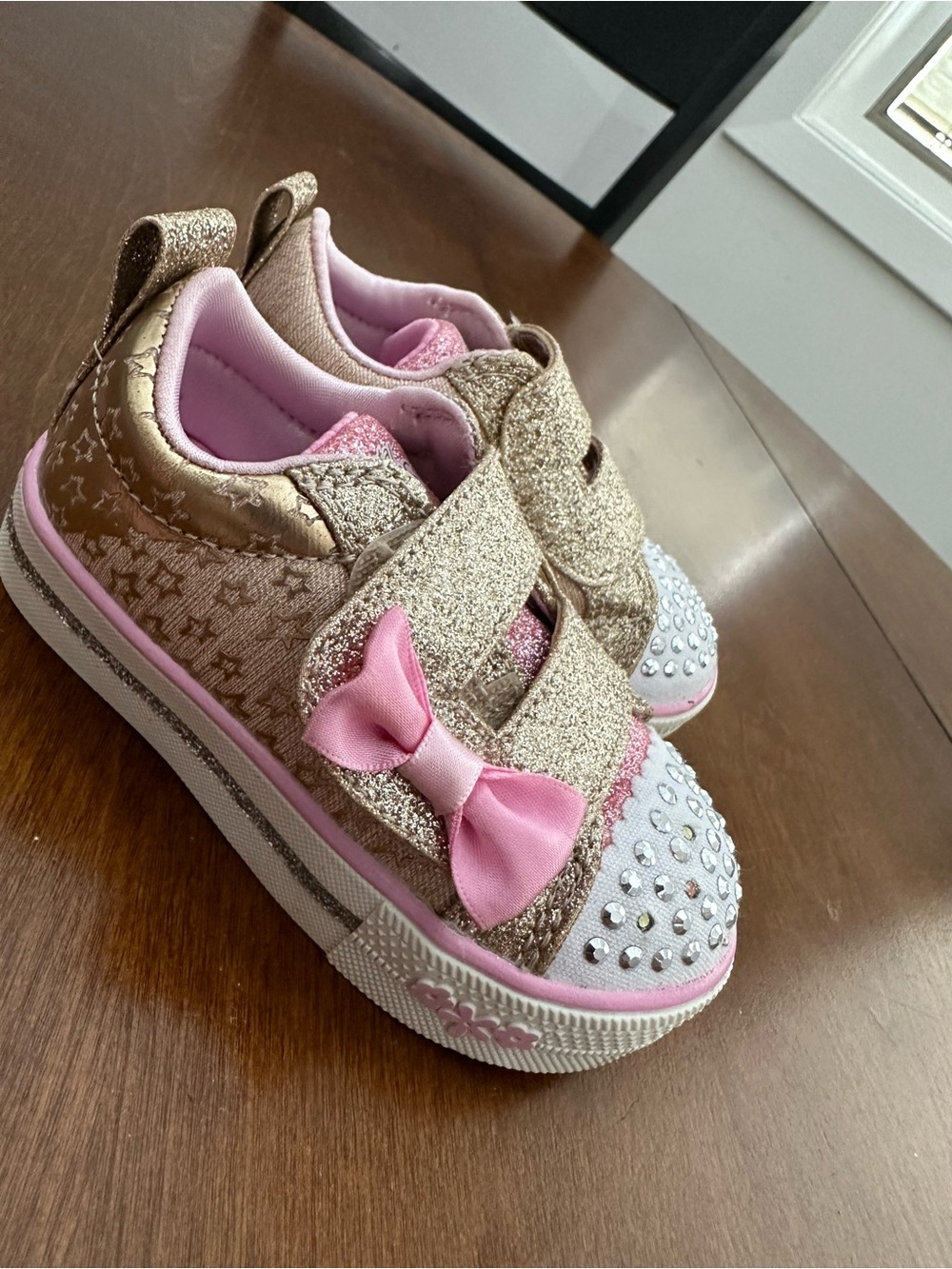 Rhinestone Sketchers Sz 5 toddler girls